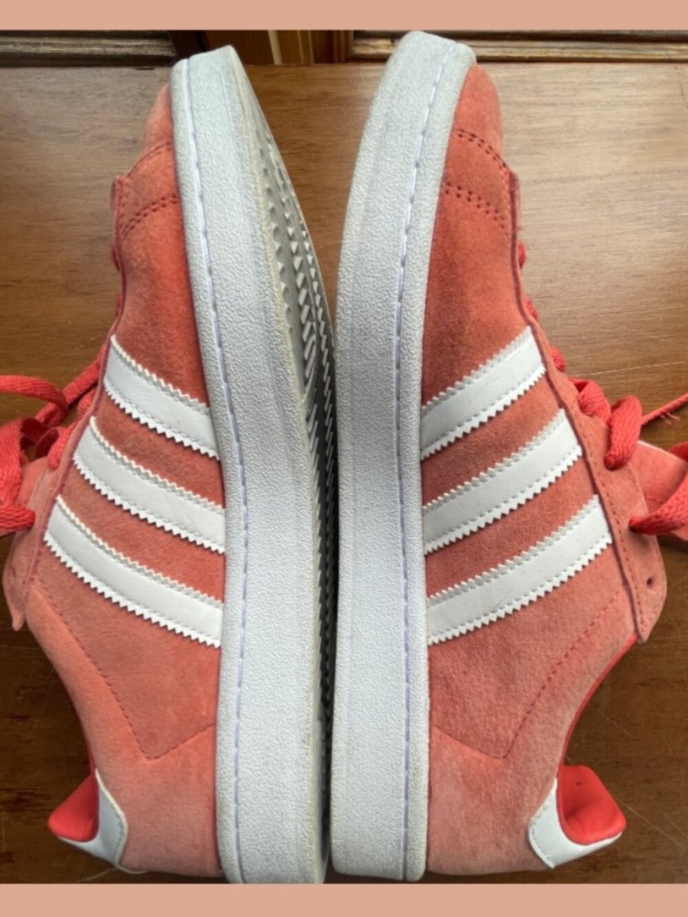 Adidas Coral Suede Campus Running Shoes - Men’s Size 8 or Women’s 10 - Picture 2 of 13